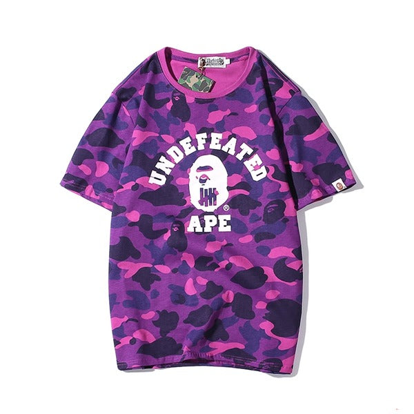Bape X UNDFTD Purple Camo Tee