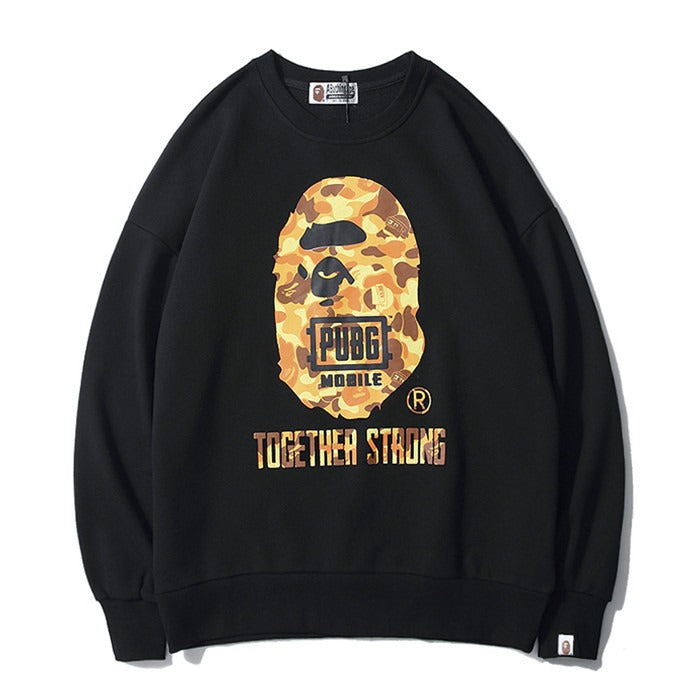 Aape Pubg Yellow Camo Sweatshirt