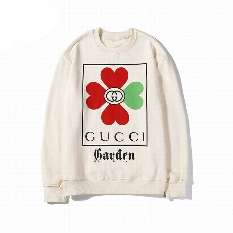 Gucci Logo Garden Sweatshirt White