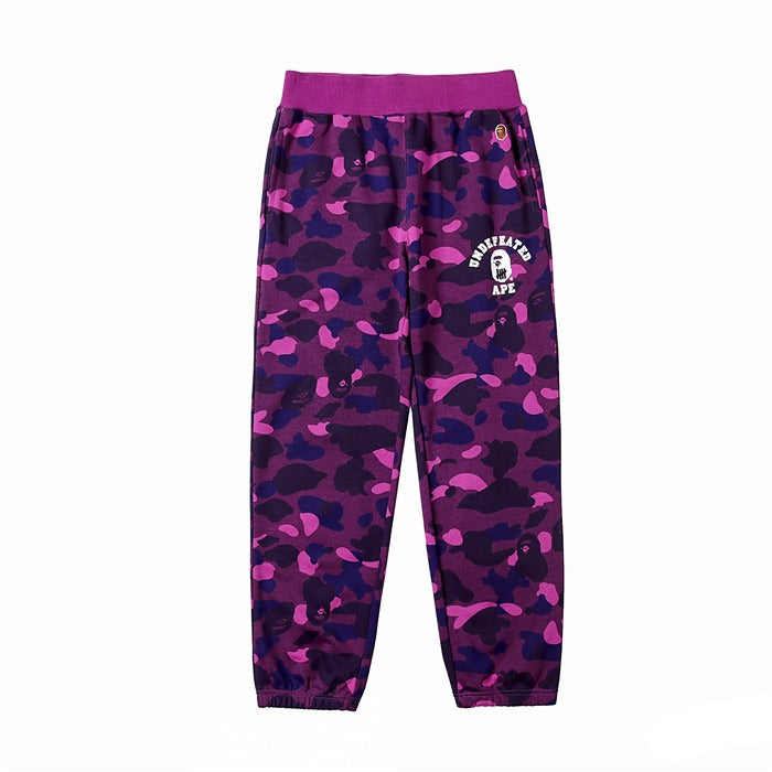 Bape UNDFTD Purple Camo Sweat Pant