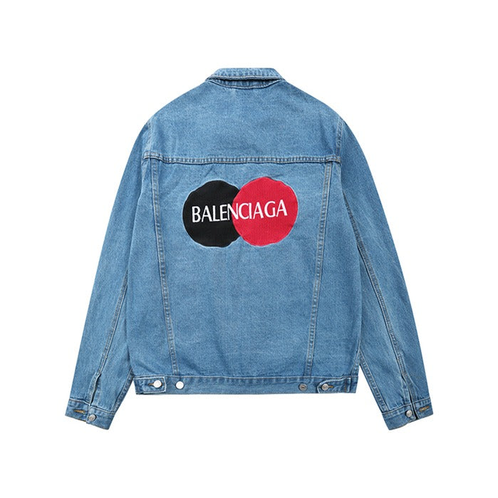 Balenciaga Uniform Logo Jacket -Denim