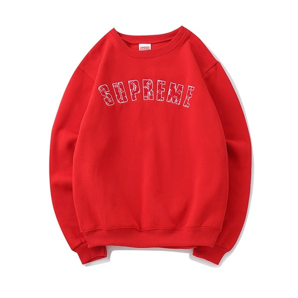 Supreme x Louis Vuitton Arc Logo Crewneck Red