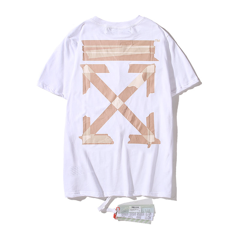 OFF-WHITE Tape Diag Arrows Tee White