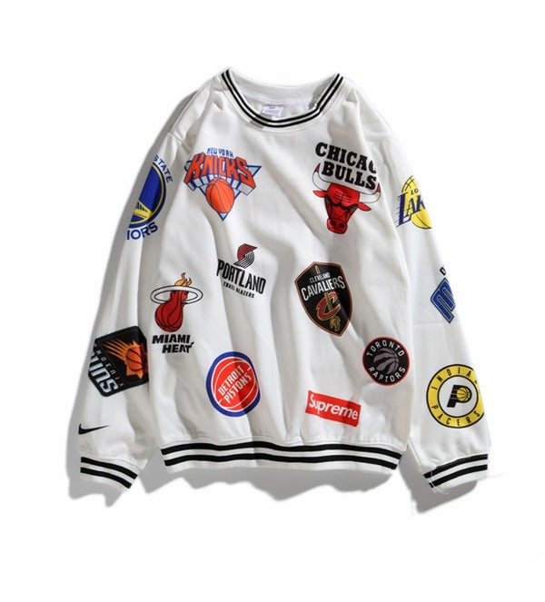 Supreme Crewneck NBA White