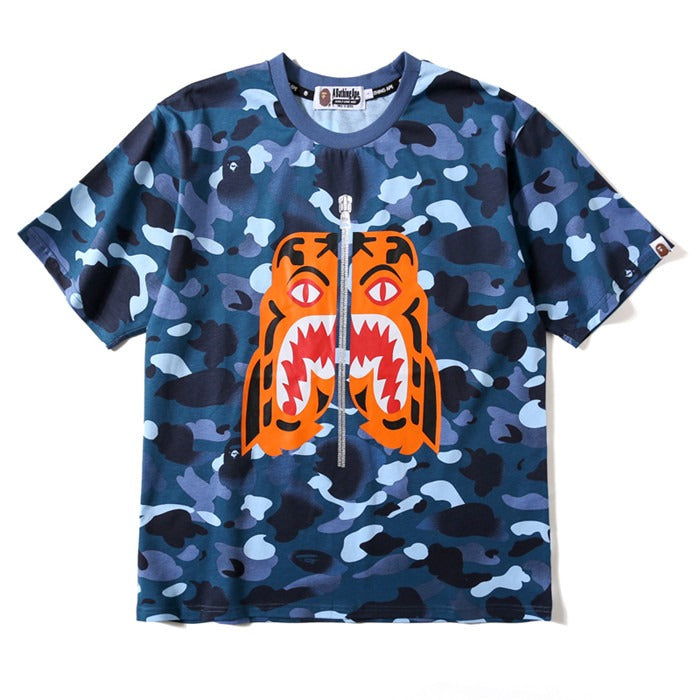 Bape Tiger Blue Camo Tee