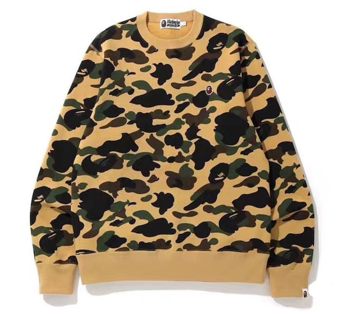 Bape Yellow Camo Sweatshirt