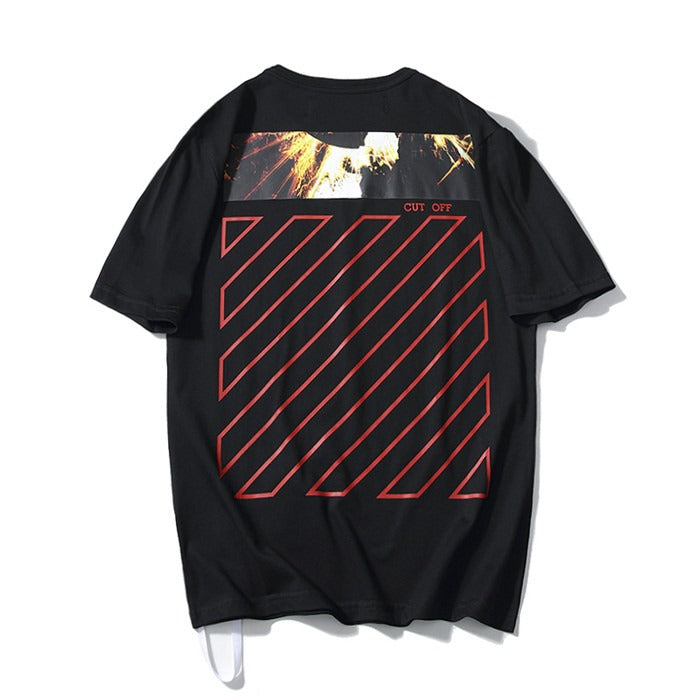 OFF-WHITE Cut Off Black Tee