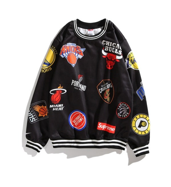 Supreme Crewneck NBA Black