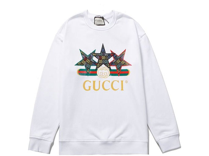 Gucci Stars Logo Sweatshirt White