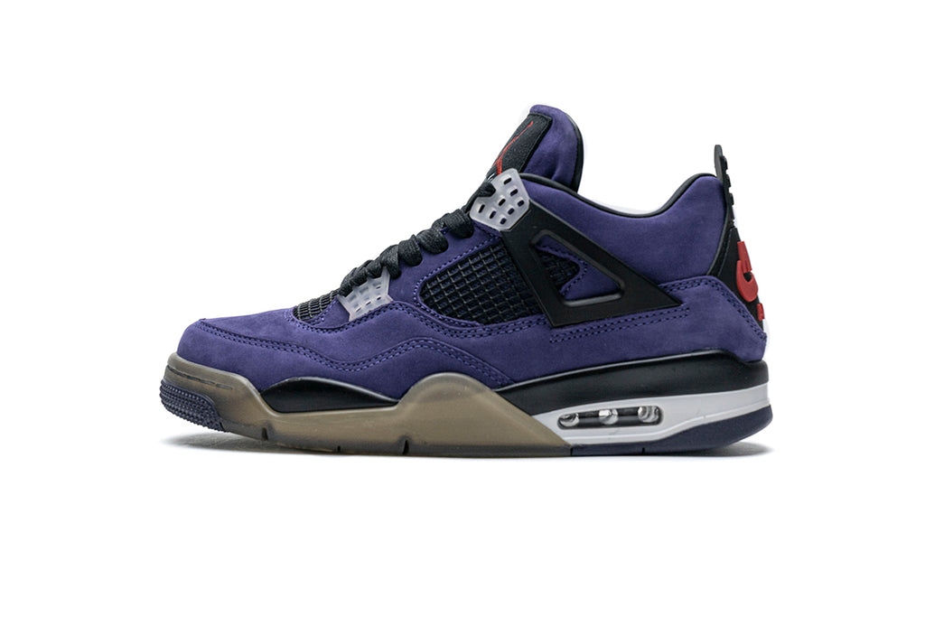 Travis Scott x Air Jordan 4 Retro 'Purple Suede - White Midsole (FRIENDS AND FAMILY)