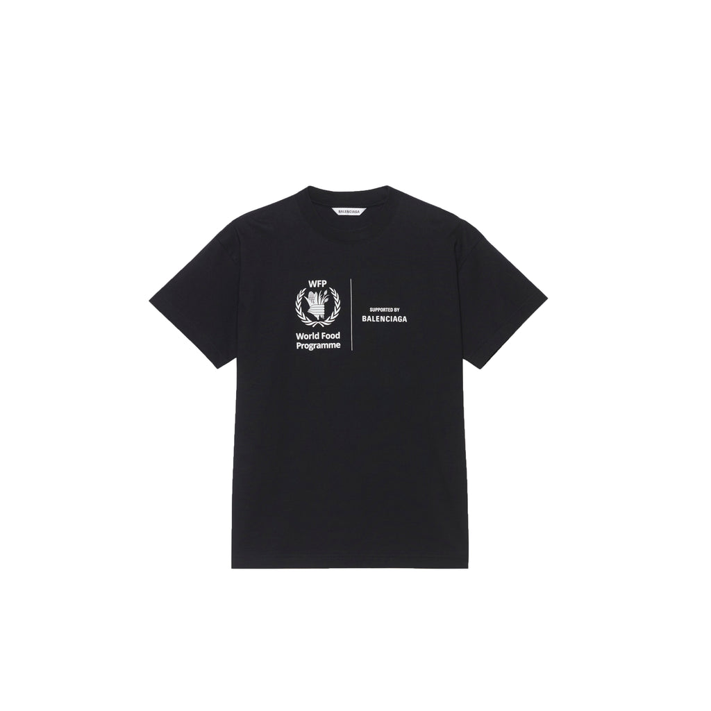 Balenciaga Women's Wip Medium Fit T-shirt In Black