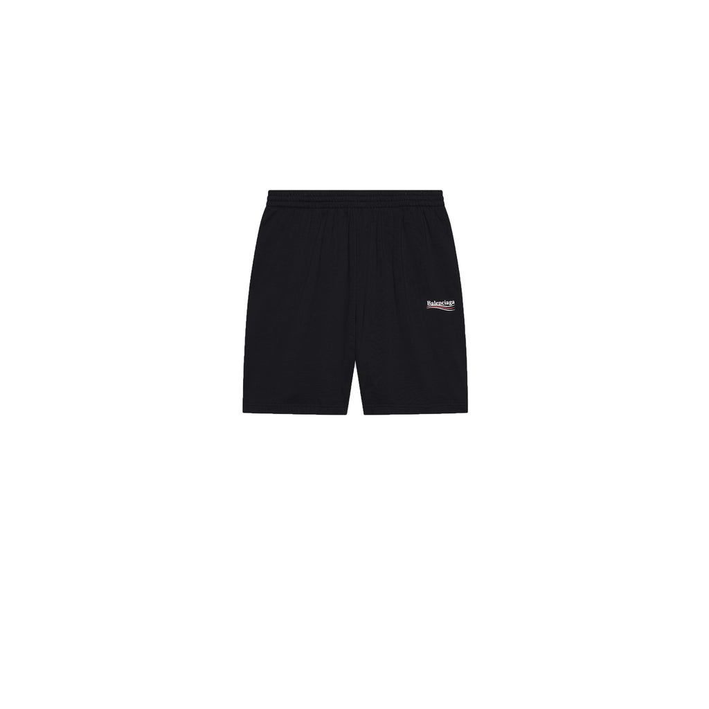 Balenciaga Men's Political Campaign Shorts In Black