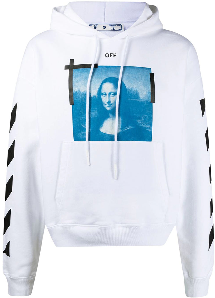 OFF-WHITE Mona Lisa Hoodie White/Black