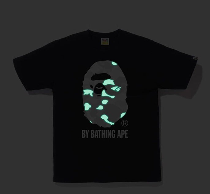 Aape Black Camo Reflective Tee