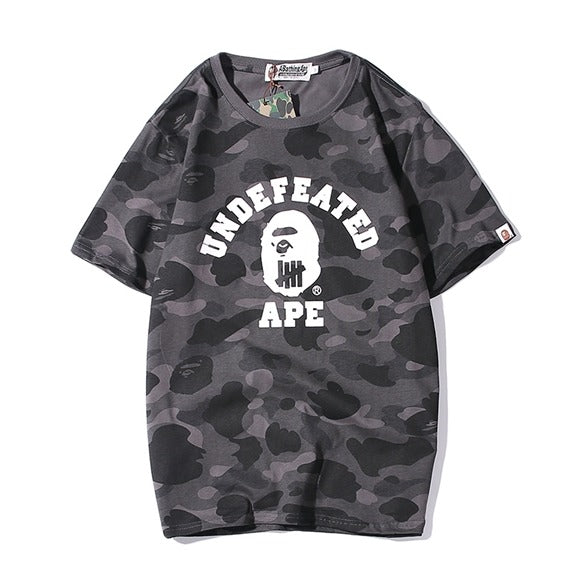 Bape UNDFTD Black Camoo Tee