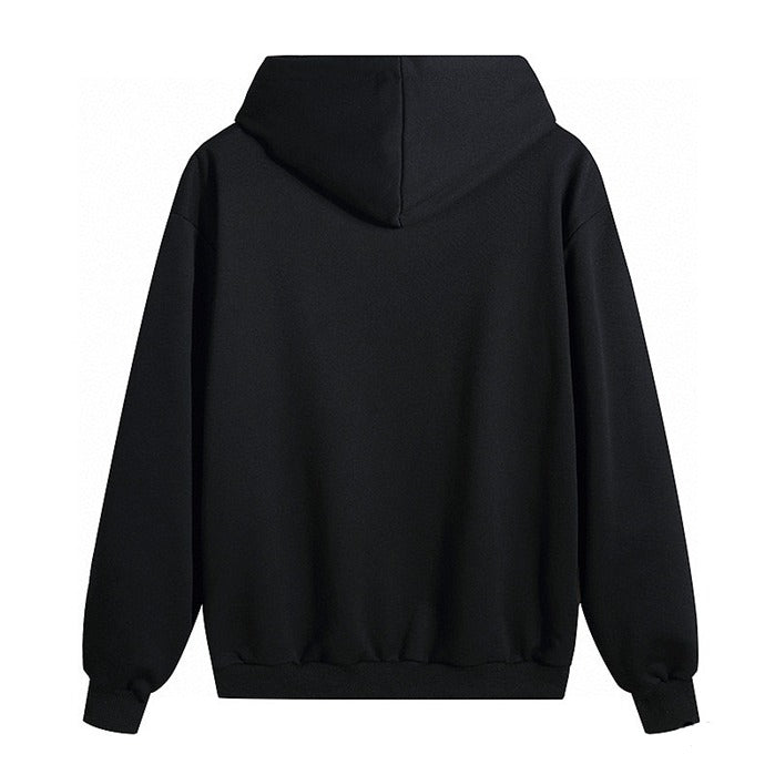 Burberry Logo Print Hoodie Black
