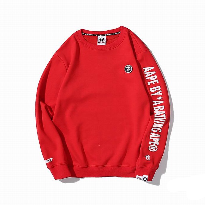 Aape Red Color Sweatshirt