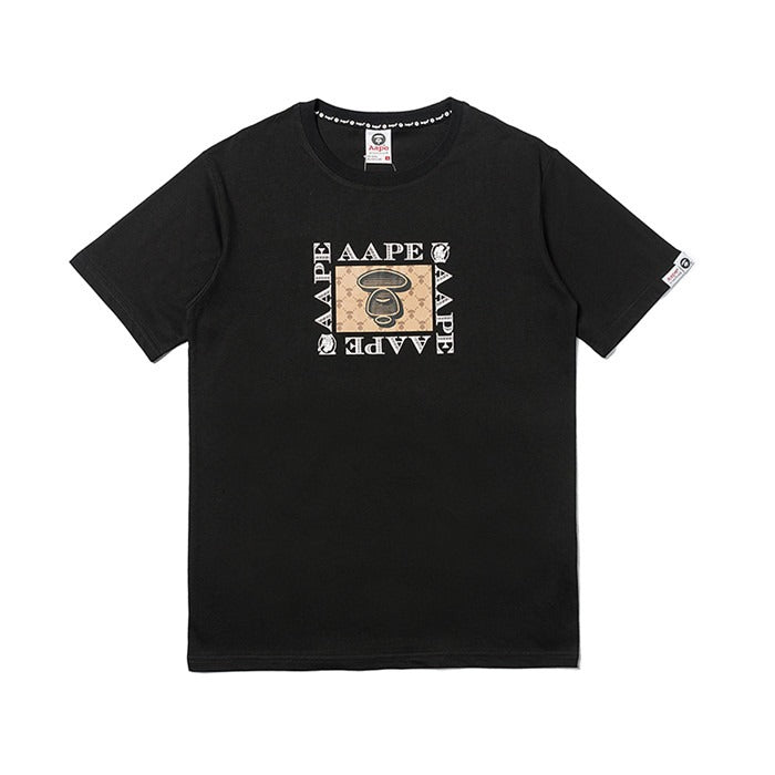 Aape Universe Black Tee