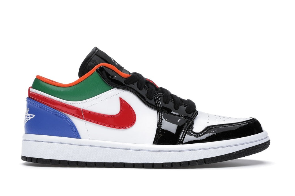 WMNS Air Jordan 1 Low Multi-Color Black Toe