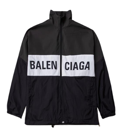 Balenciaga Logo windbreaker jacket
