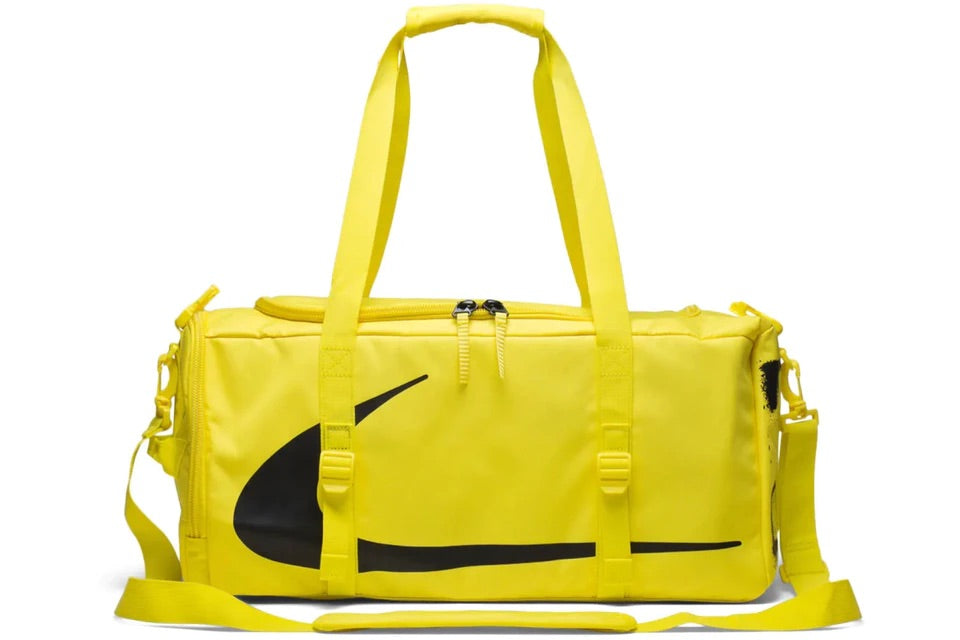 OFF-WHITE x Nike Duffle/Waist Bag combo Yellow