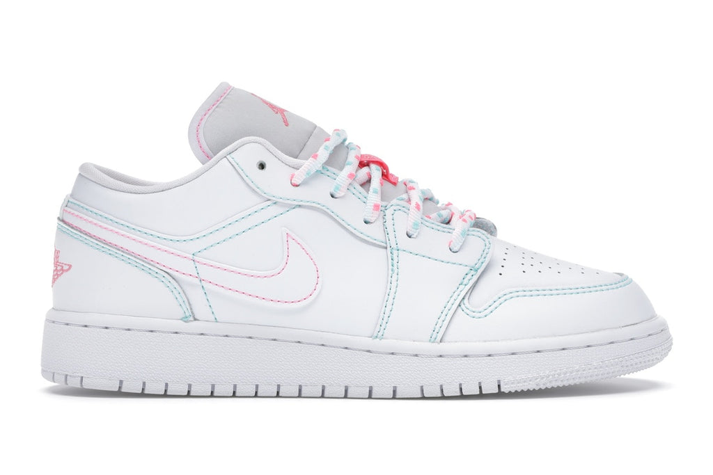 Air Jordan 1 Low White Neon (GS)