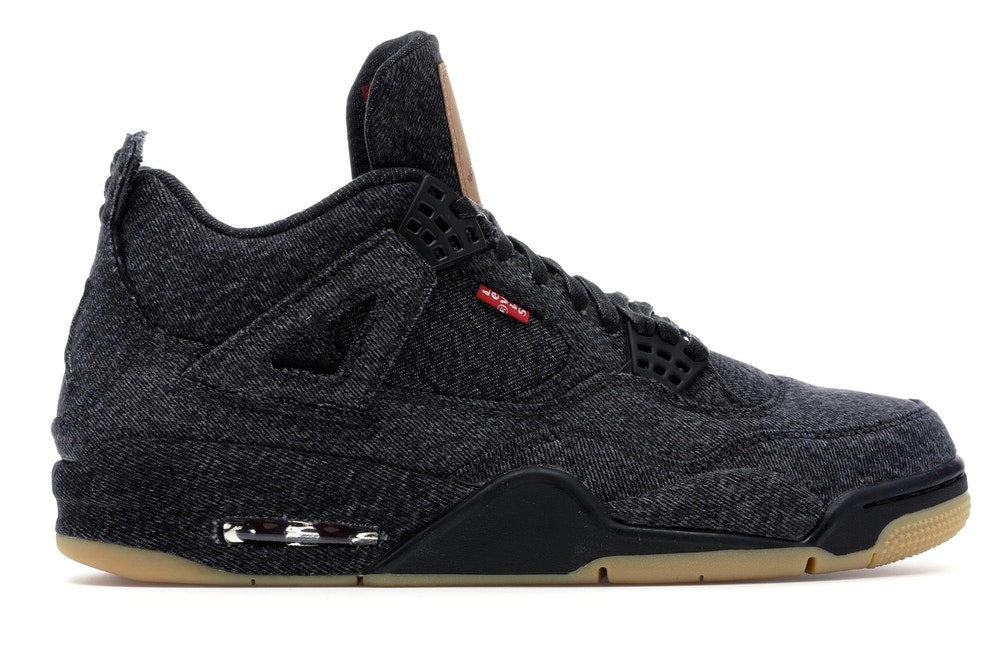Air Jordan 4 ''LEVIS''-All Black Denim