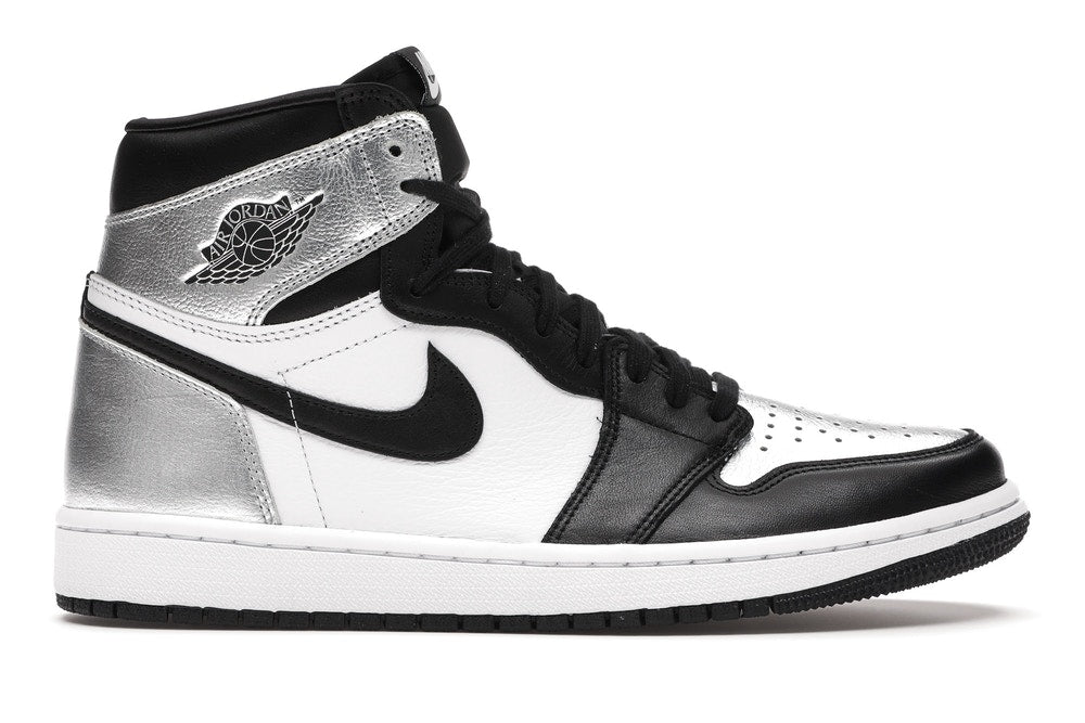 WMNS  Air Jordan 1 Retro High Silver Toe