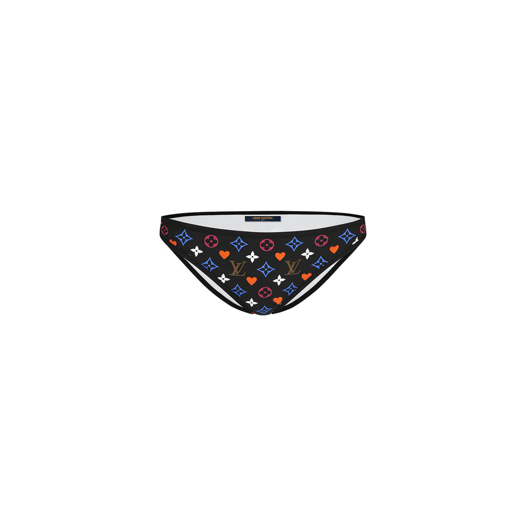Louis Vuitton game on classic bikini bottoms