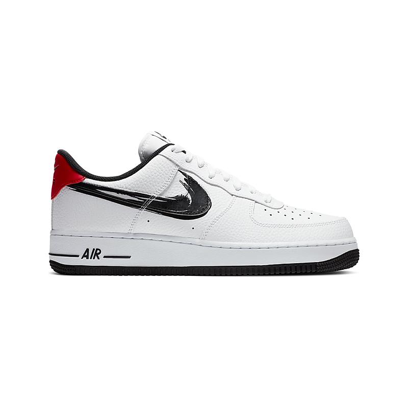 Nike Air Force 1 Low Brushstroke White Black