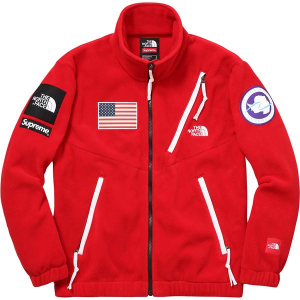 Supreme The North Face Trans Antarctica Expedition Fleece Jacket Red
